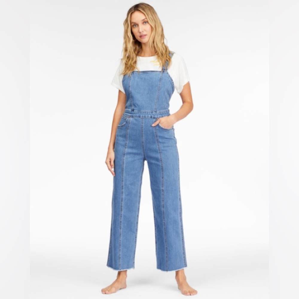 NWT Wrangler Billabong Western Sun Jumpsuit Denim Overalls